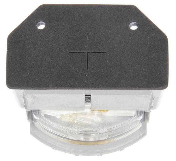 Truck-Lite 15 Series Incandescent 1 Bulb License Light Rectangular Gray ...